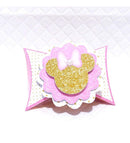 Minnie Rosa Dourada Kit Digital Arquivo Corte scanncut fcm svg