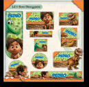 Arquivo Etiqueta Escolar Now United 5 Studio, Pdf, Png E Dxf