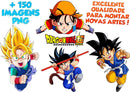 Pack Artes Canecas Dragon Ball Z + 200 Arquivos