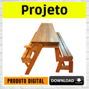 Projeto Mesa Vira Banco + Cadeira Vira Banco Em Pdf