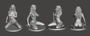 Marvel Black Widow Scarletj 2poses Stl/obj Para Impresión 3d