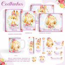 kit completo arquivo  pdf png encadernaçao sublimaçao - 35 - COELHINHOS