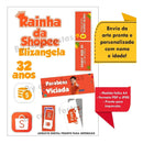 Arquivo De Corte Topo De Bolo Personalizado Shopee