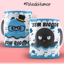 Artes Para  Caneca Polvo Do Humor + Bônus Em Dobro
