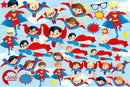 Kit Imágenes Digitales Superheroes Nenes Superhero Boy Pack