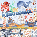 Kit Digital Fundo Do Mar 1