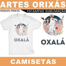 Pack Artes Digitais Camisetas Sublimação Orixás Umbanda