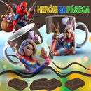 12 Artes Para Caneca Heróis Da Páscoa Em Corel