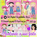 Kit Digital Fazendinha Rosa