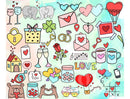 Kit Digital Lettering Frases Dia Dos Namorados Png Amor Love