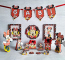 Pack Arquivos de Corte Silhouette Minnie Vermelha Só um Bolinho 4 Kits - Studio e PDF
