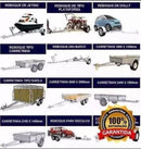 Projetos De Carretinhas, Reboques, Carga, Carros, Motos
