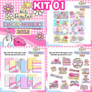 Kit Digital + Arquivo Dia Da Mulher -lettering Papéis
