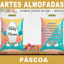 Artes Almofadas Bolso Páscoa Chocolates Editáveis Mockups