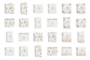 Arquivo Coleção Capas Alfabeto Floral
