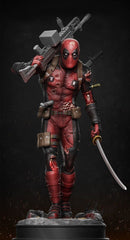 Deadpool Com Metralhadora - Arquivo Stl - Impressão 3d