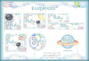Arquivo Etiqueta Escolar Astronauta 6 Studio,png,pdf E Dxf