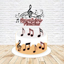Topo De Bolo Notas Musicais - Arquivo Digital