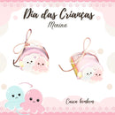 Kit Dia Das Crianças Polvinho Menina - Arquivo Digital