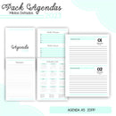 Datado Arquivos Encadernação Planner Capa Agenda Pamella
