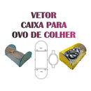 Arquivo P Corte Porta Ovo Pascoa De Colher Cnc Laser Router