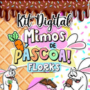 Kit Digital Mimos De Páscoa Florks 2023 Ilustracin