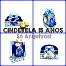 Arquivo Digital Silhouette Cinderela 15 Anos