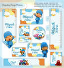 kit completo arquivo  pdf png encadernaçao sublimaçao - POCOYO MENINO 2