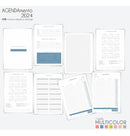 Arquivo Miolo Agenda Coloridas Capas A5 2024 Em Pdf