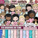 Kit Digital Dia Das Mães 419 Arquivos Do Tema + Fontes