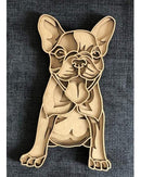 Vetor, Mandala Cachorros  Em Camadas, Cnc Laser