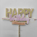 Arquivo De Corte Topo De Bolo - Happy Birthday 2