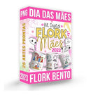 Kit Digital Dia Das Mães Flork | 25 Artes Prontas + Mockups