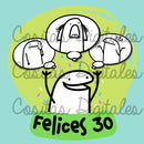 Cake Topper Adorno Torta Digital Personalizado Flork N°8