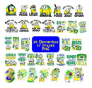 Artes Sublimação Caneca Camisa Flork Brasil Copa Do Mundo