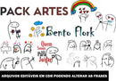 Pacote Digital Caneca Bento Flork Memes Arquivos Cdr E Png