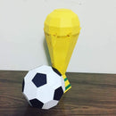 Arquivo De Corte Futebol Bola E Taça fcm svg