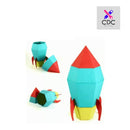 Arquivo de Corte Silhouette Foguete 3D - Studio
