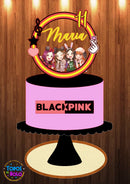 Arquivo De Corte Topo De Bolo Black Pink