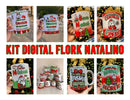 Pack De Artes Para Canecas Flork Natalino Em Png +mockups