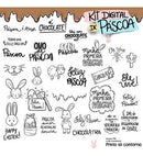 Estampas Png Pandoca Kit Digital Sublimação Páscoa