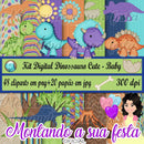 Kit Digital Dinossauro Cute - Baby