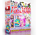 15.0000 Kits Scrapbook Digital O Mais Completo Papel Digital
