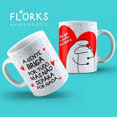 Estampas Flork Dia Dos Namorados Sublimação Canecas