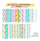 Kit Digital Artes Frases Png Aniversário Parabéns Mockups