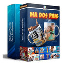 Pack Dia Dos Pais Artes Para Canecas + Mockups