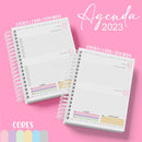 Arquivo Encadernação Agenda Planner Lettering Thay