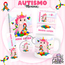 Coleção Encadernação Autismo Menina - Arquivo Digital