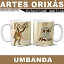 Artes Canecas Umbanda Orixás Editávies Sublimação Mockups