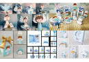 Pack de Arquivos de Corte Batizado Menino 5 Kits - Studio
